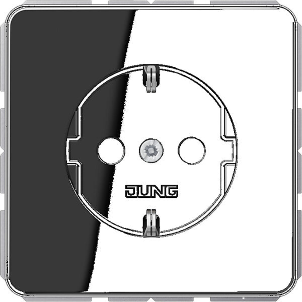 JUNG SCHUKO-Steckdose 16A 250V m.Berührungsschutz CD 1520 BFKI SW